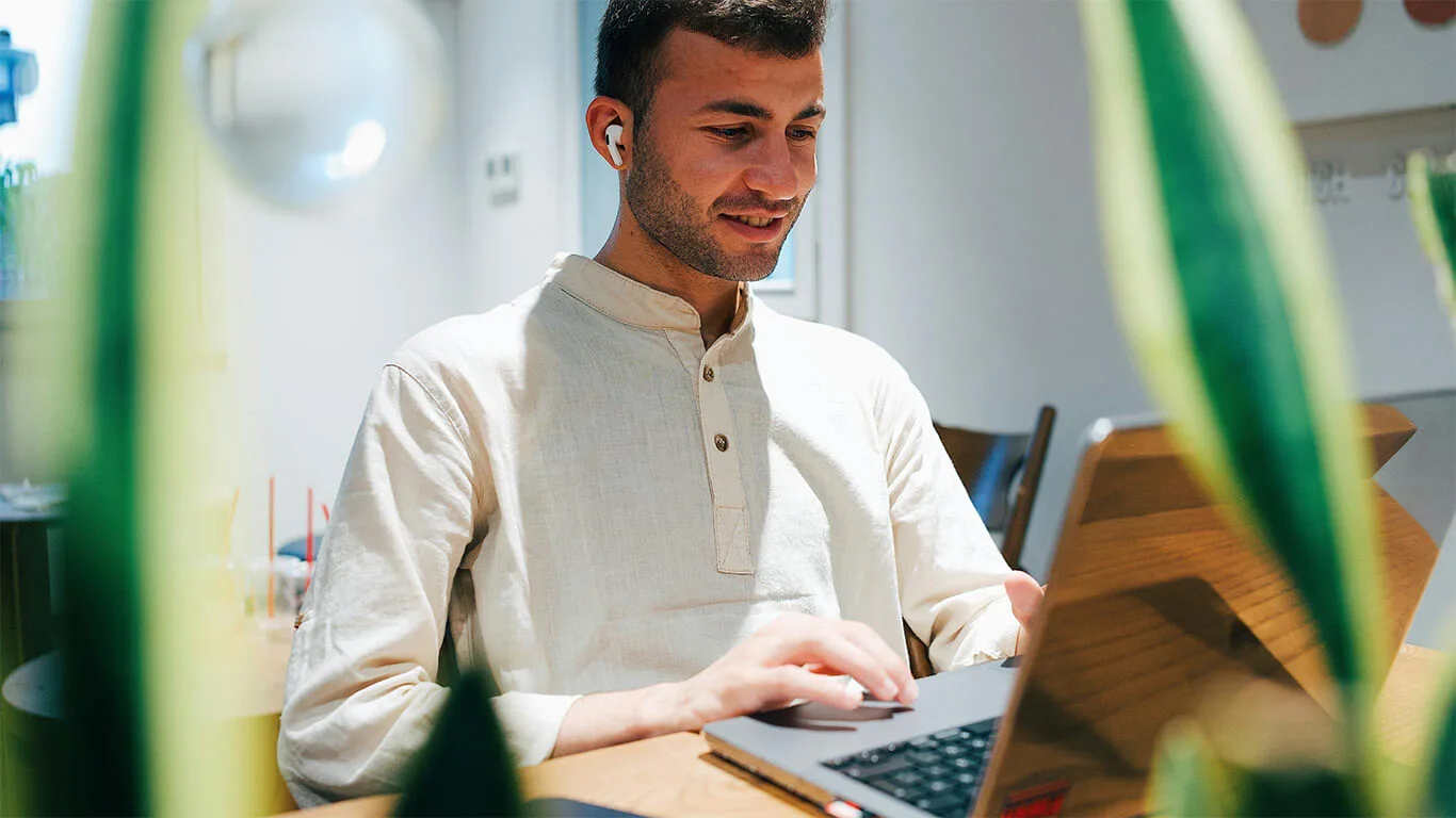 image shows man deciding on the best user documentation software