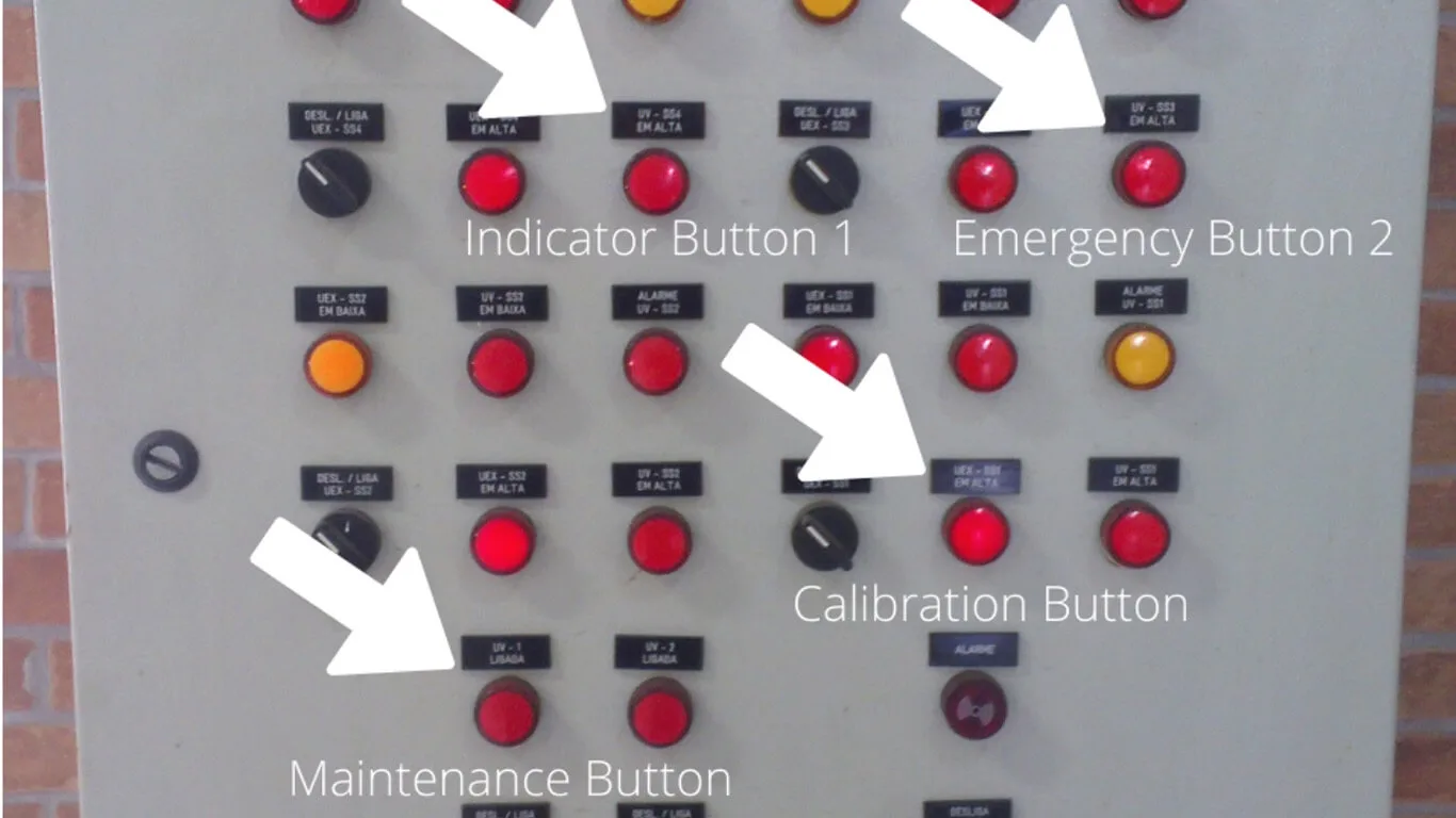 image shows machine with buttons labeled