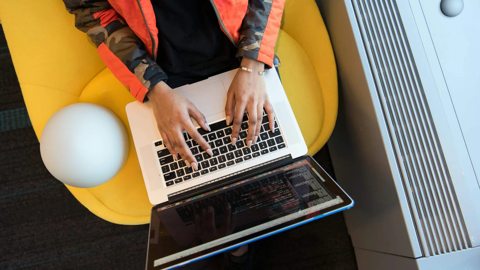 image shows person working on SOP documentation