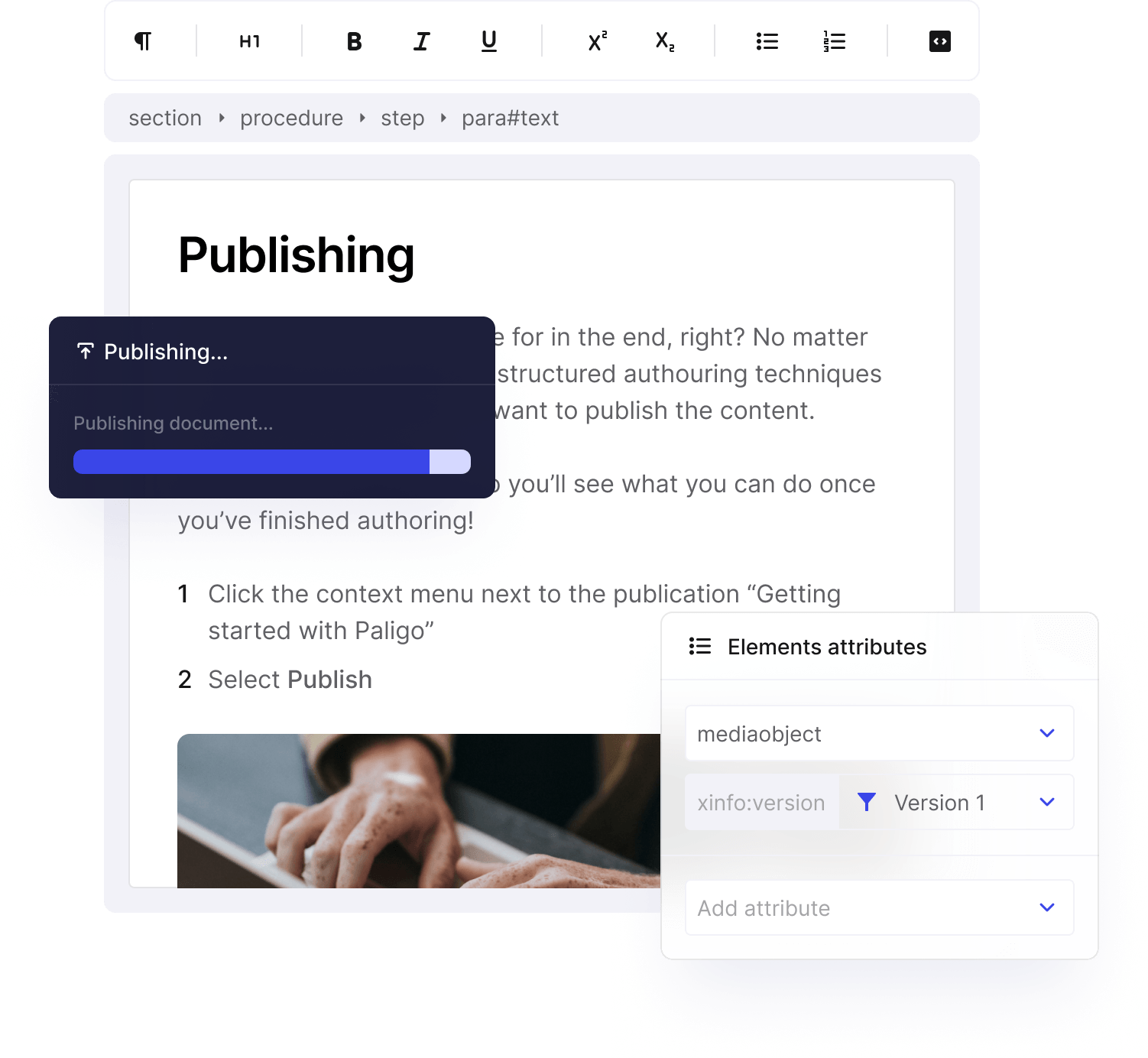 Paligo multi-channel publishing outputs