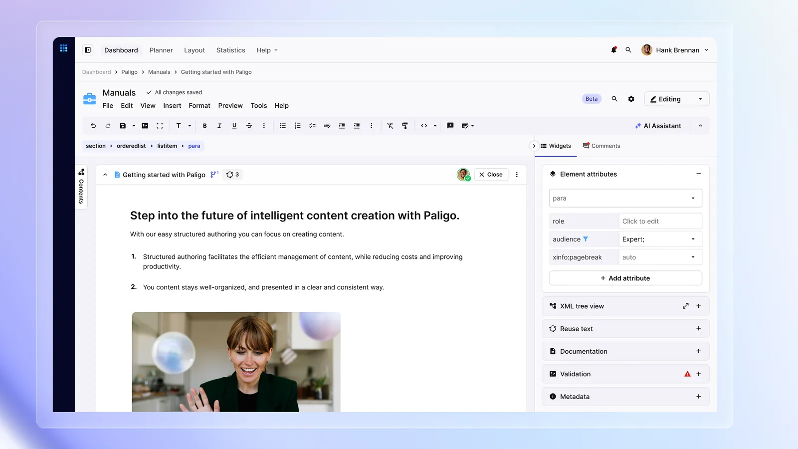 Paligo's Next Gen Editor is Redefining the CCMS Experience
