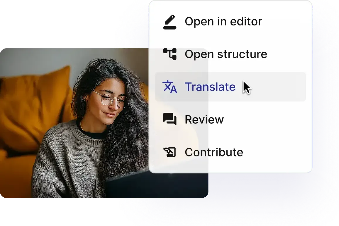 Translation management in Paligo