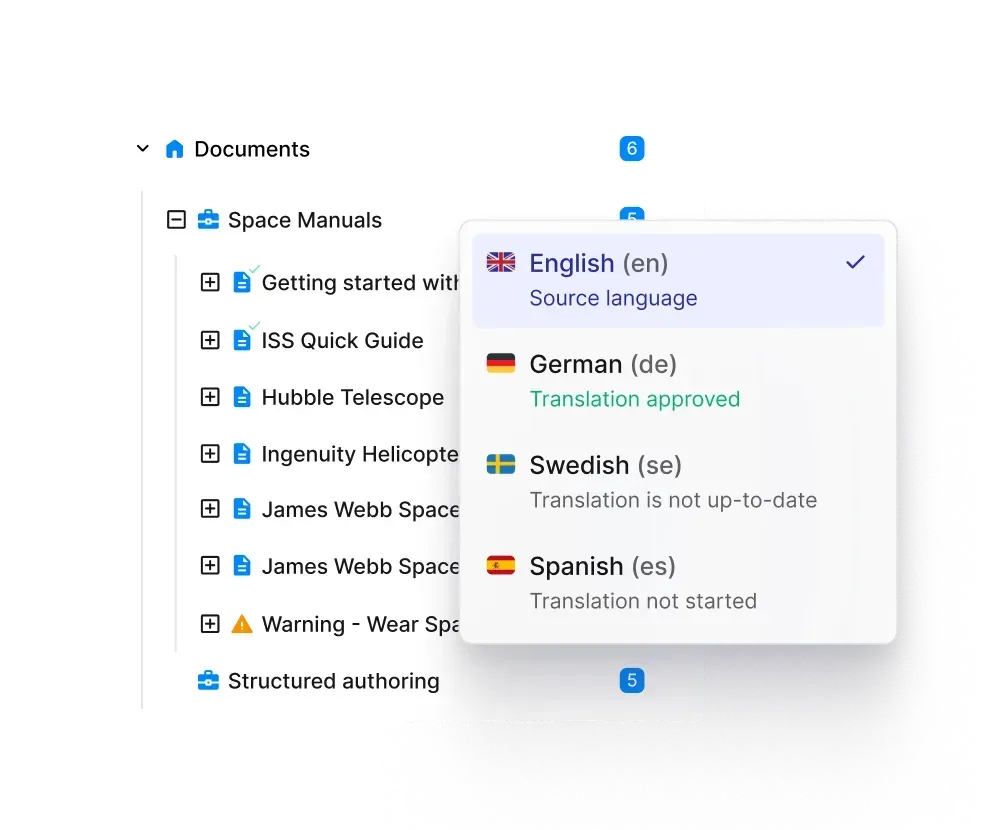 A branded Paligo documentation portal